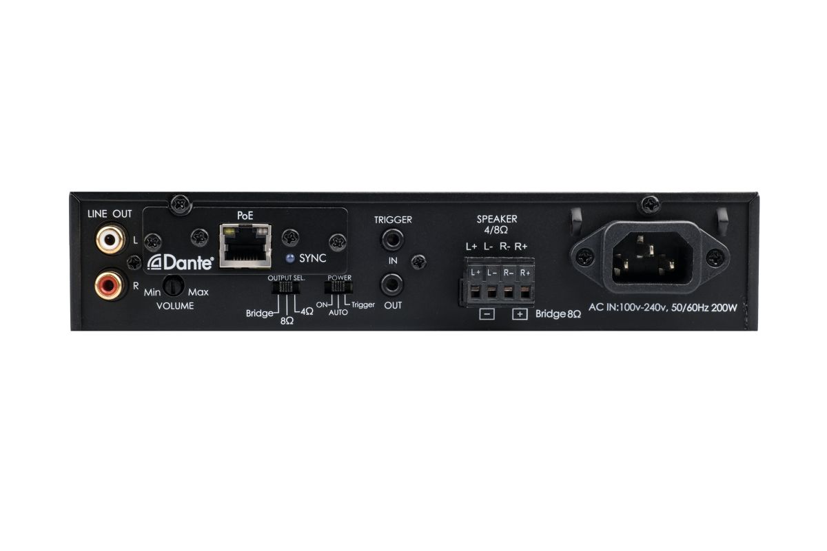 AMP-D50Di – Zesilovač s Dante